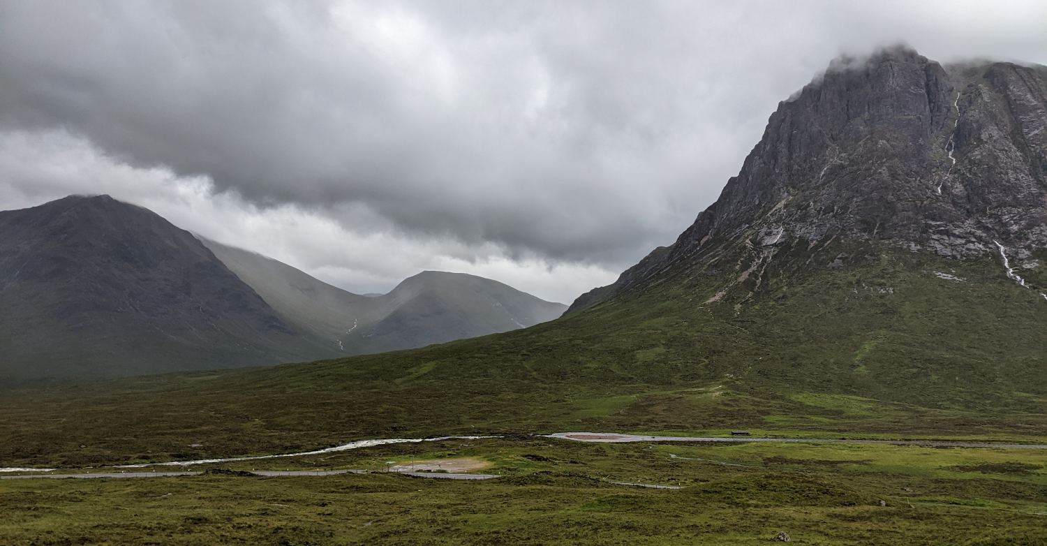 A view of the highlands near Kingshouse